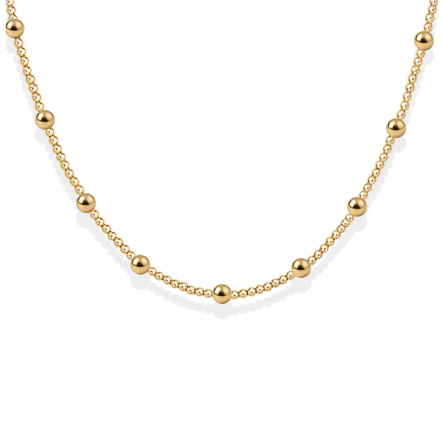 Elea | Gold Filled Beaded Necklace