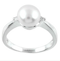 Freshwater Pearl Sterling Silver Ring